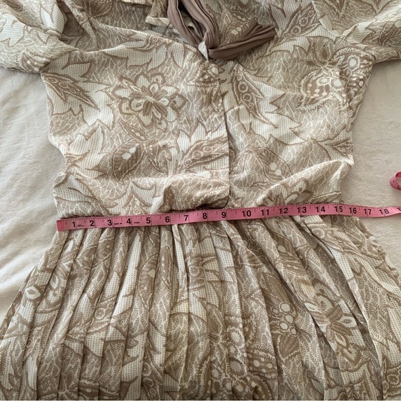 VINTAGE breli originals scarf front grandma dress - Picture 7 of 8